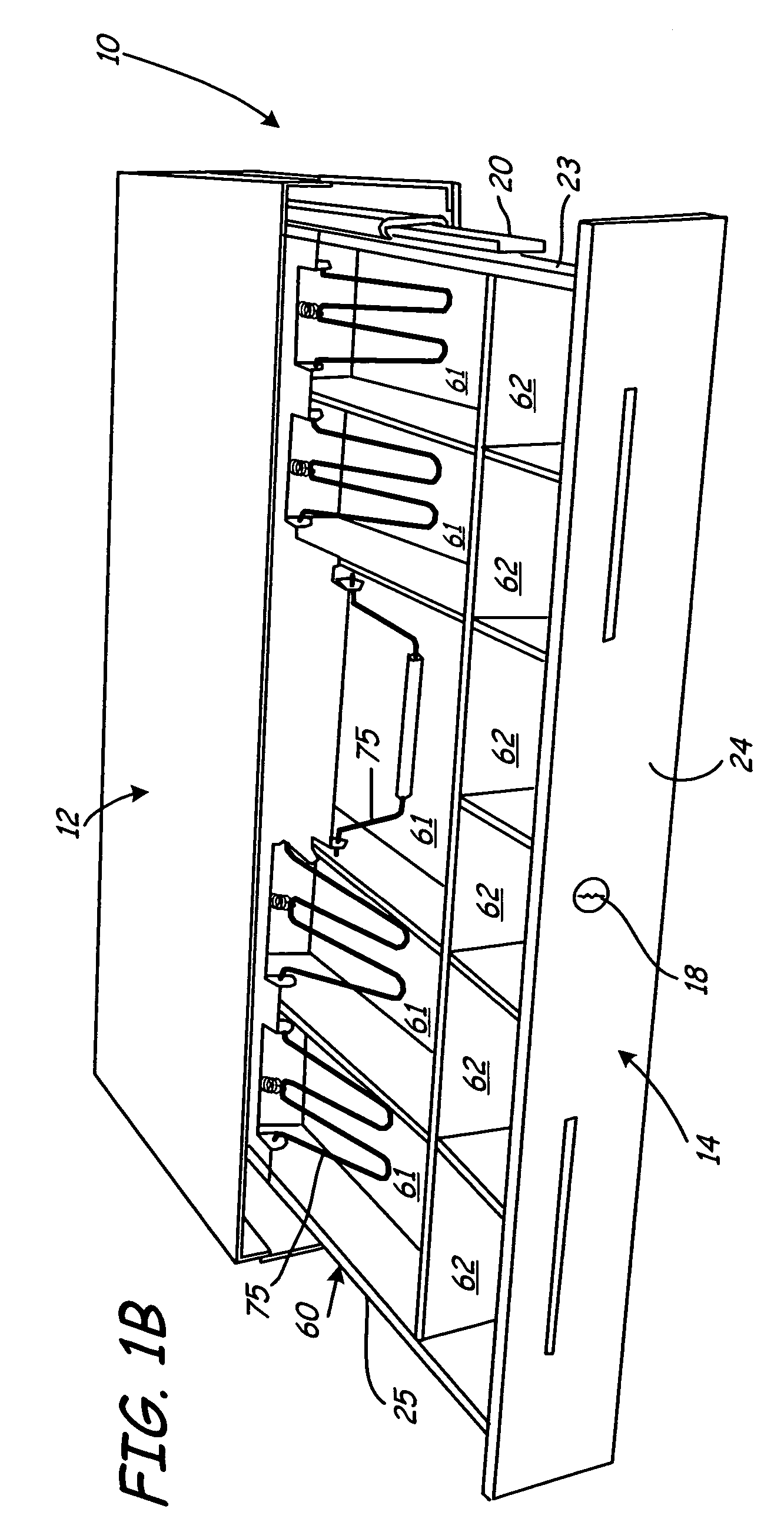 Short depth cash drawer with a moveable base