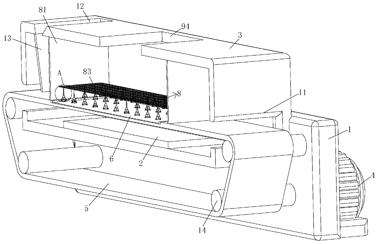 Method for distilling and purifying arsenic trioxide by full-automatic belt type electric furnace