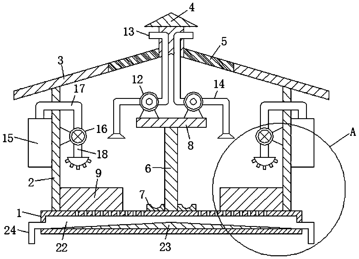 Semi-fermentation bed cowshed