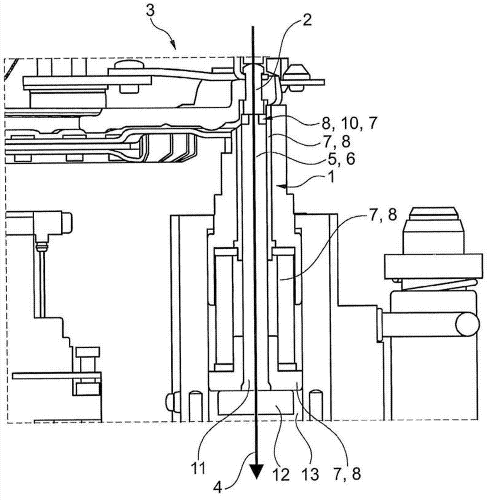 Ceramic riveting die with conducting core