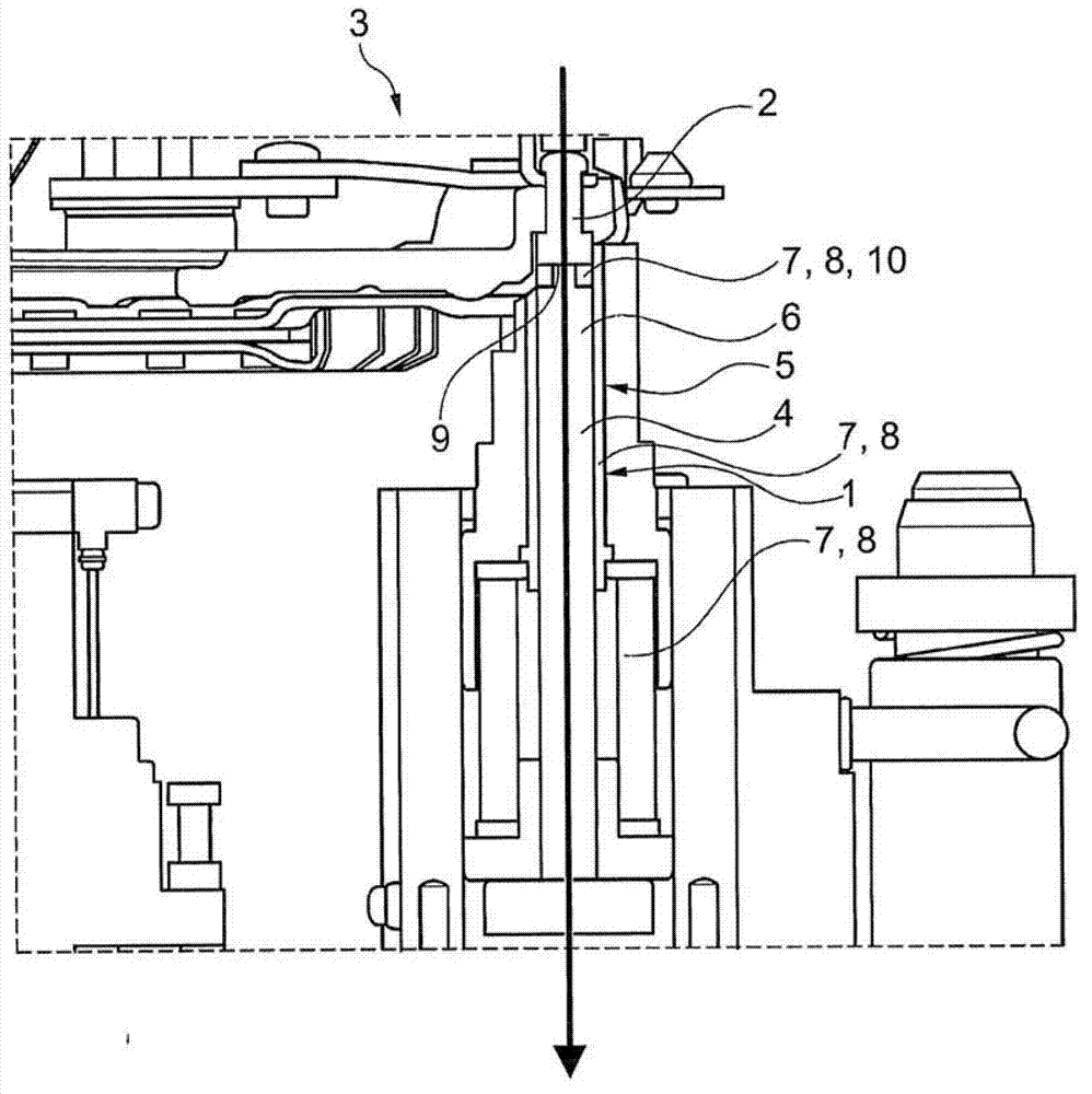 Ceramic riveting die with conducting core