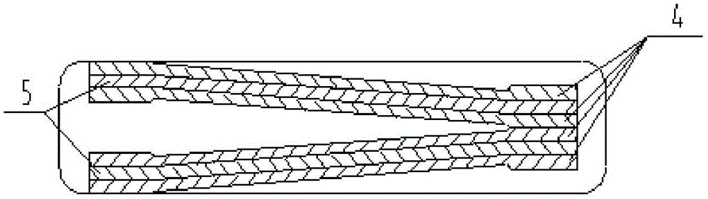 Machining method and device for multi-layer membrane structure corrugated pipe
