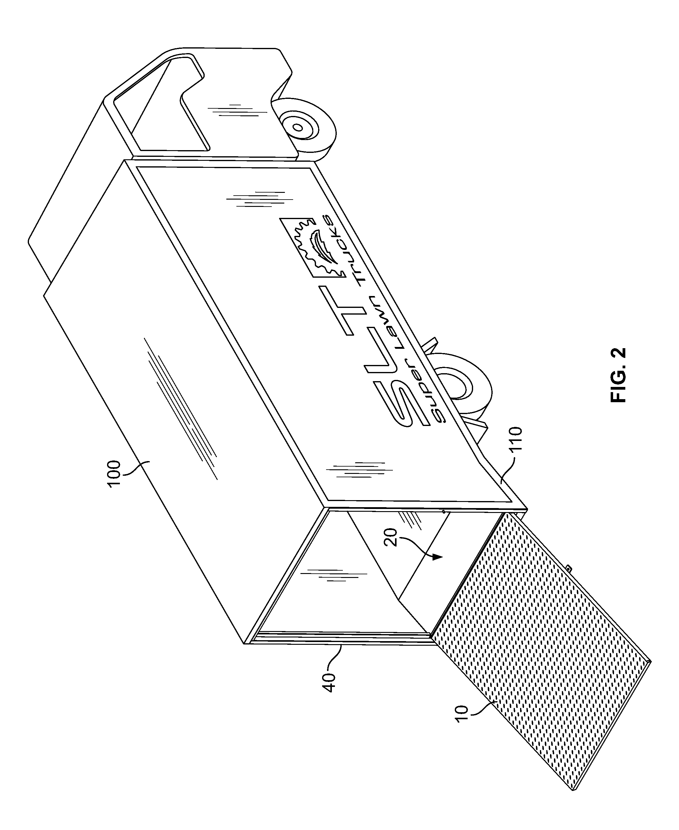 Loading Ramp and Door for a Storage Vehcile