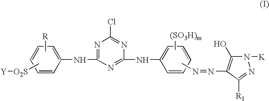 Reactive dyestuff composition and their use