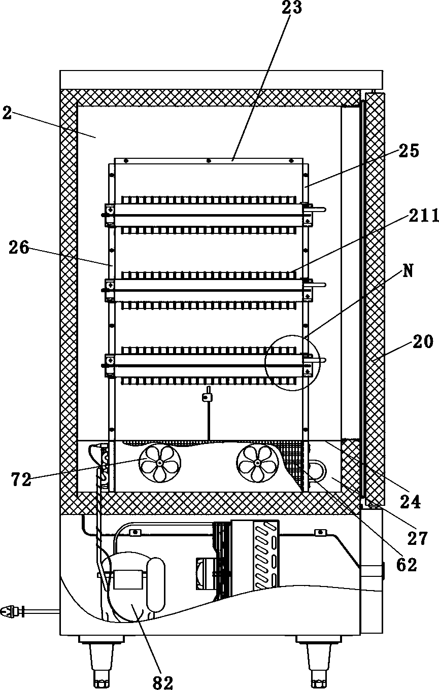 Freezing and unfreezing integrated cabinet and freezing and unfreezing method adopting same