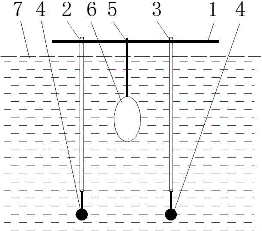 Sink geophysical prospecting testing device with variable spacing