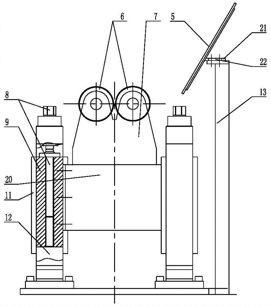 Fabrication tooling for net roll of net weaving machine and manufacturing method of net roll