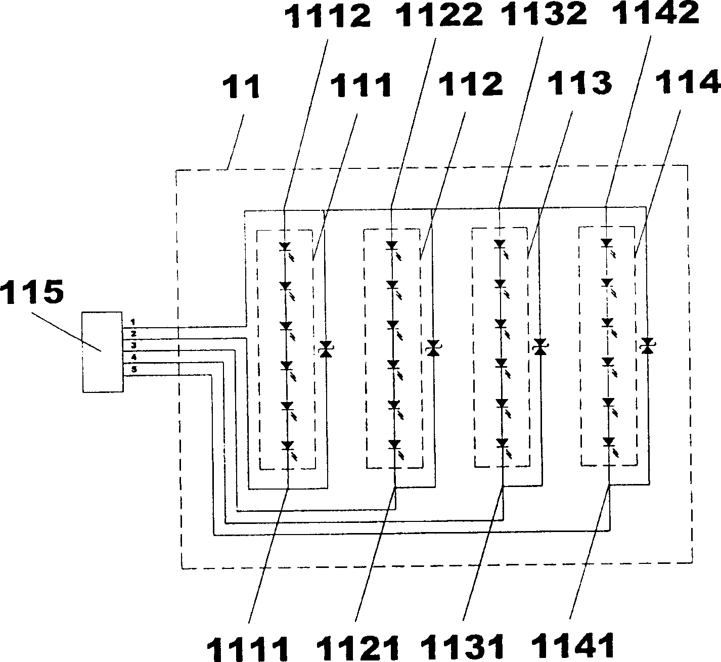 Backlight module structure