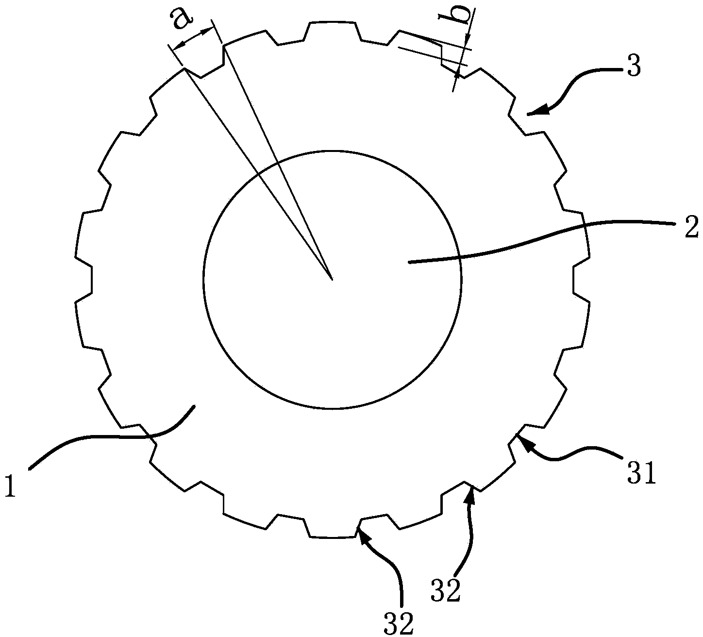 Abrasive grain saw blade and saw machine for dissociating abrasive cutting