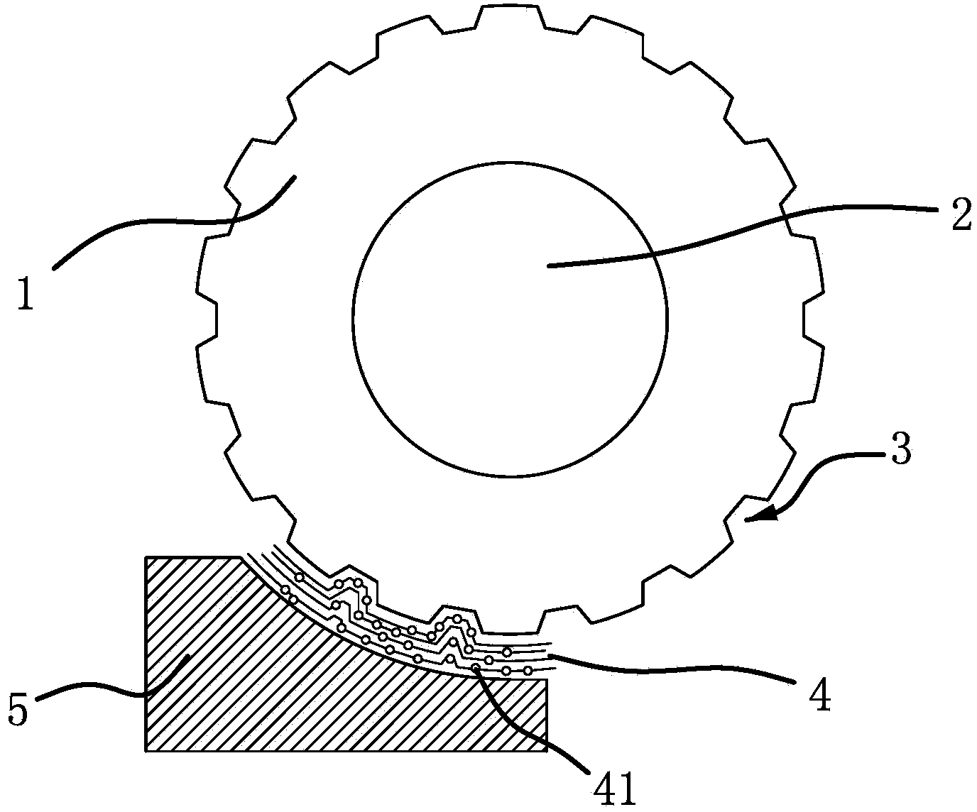 Abrasive grain saw blade and saw machine for dissociating abrasive cutting