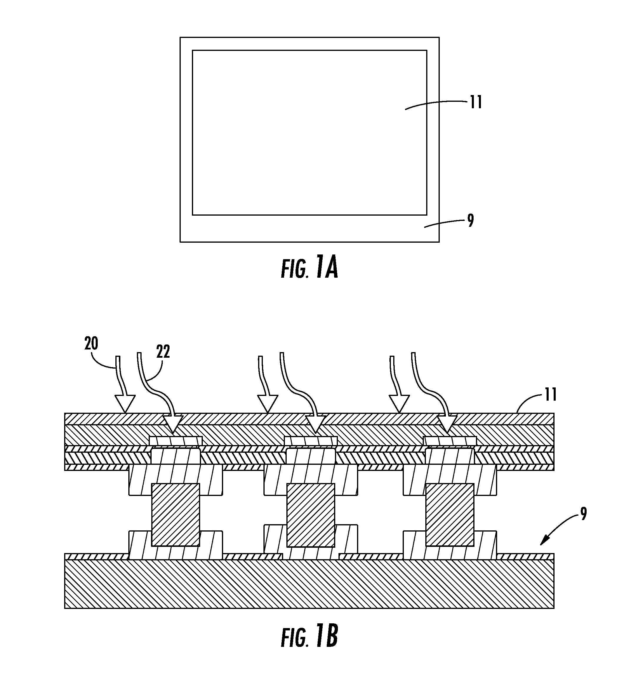 Perforated blocking layer for enhanced broad band response in a focal plane array