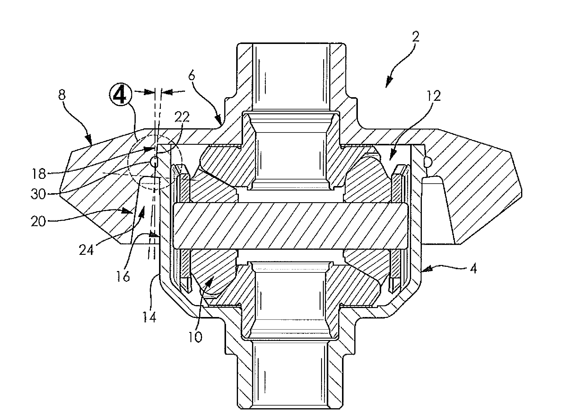 Flow-formed differential case assembly