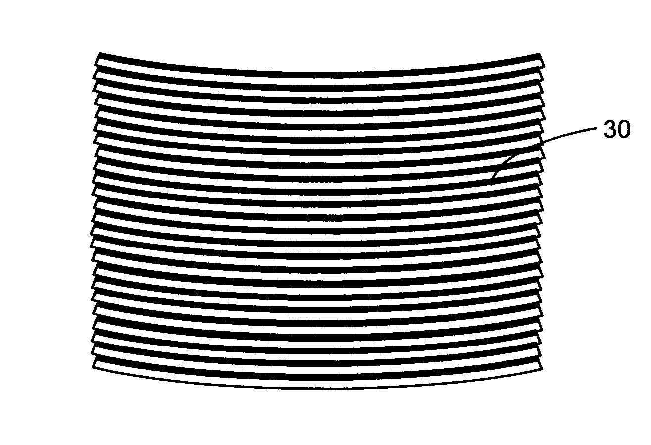 Laminated furniture component and method