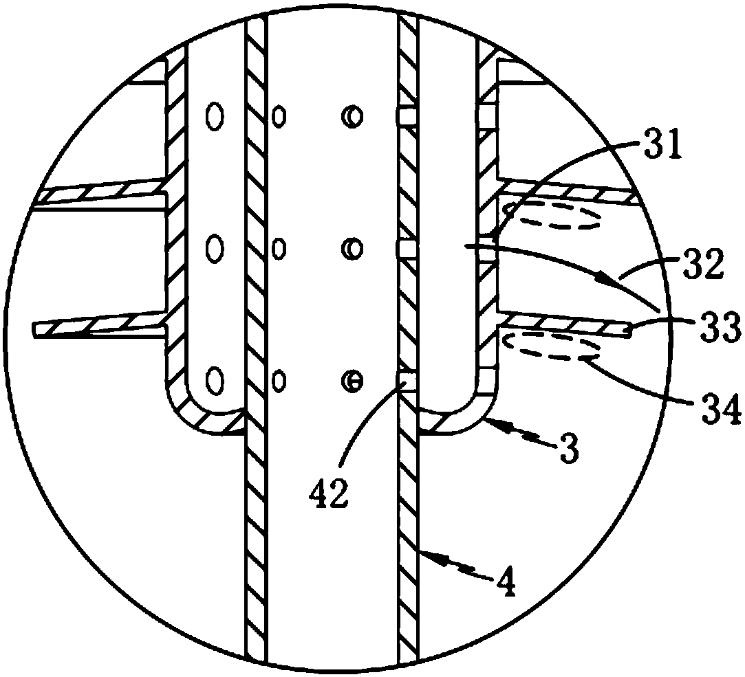 A rotary gas foaming device