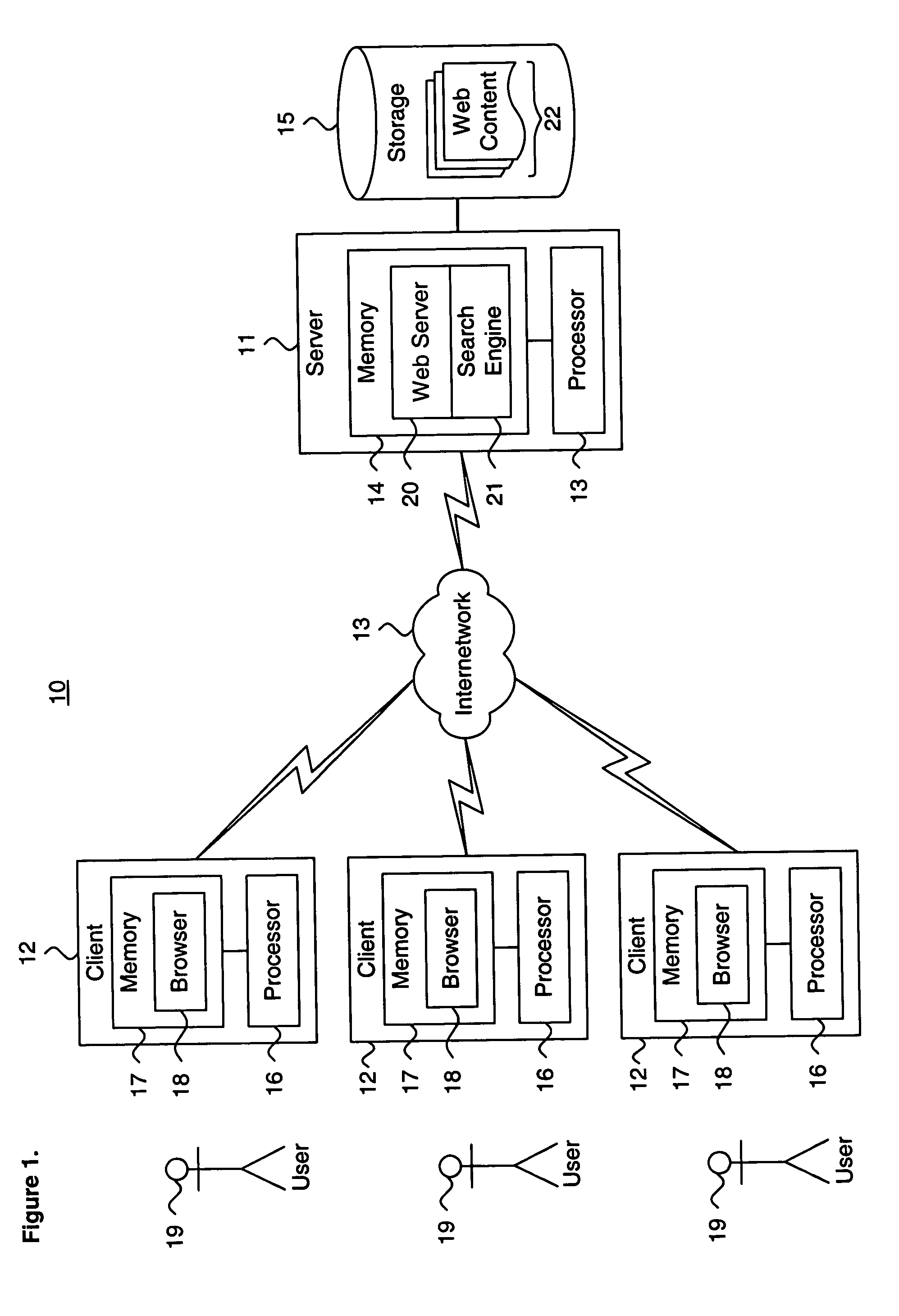 System and method for providing a user interface with search query broadening