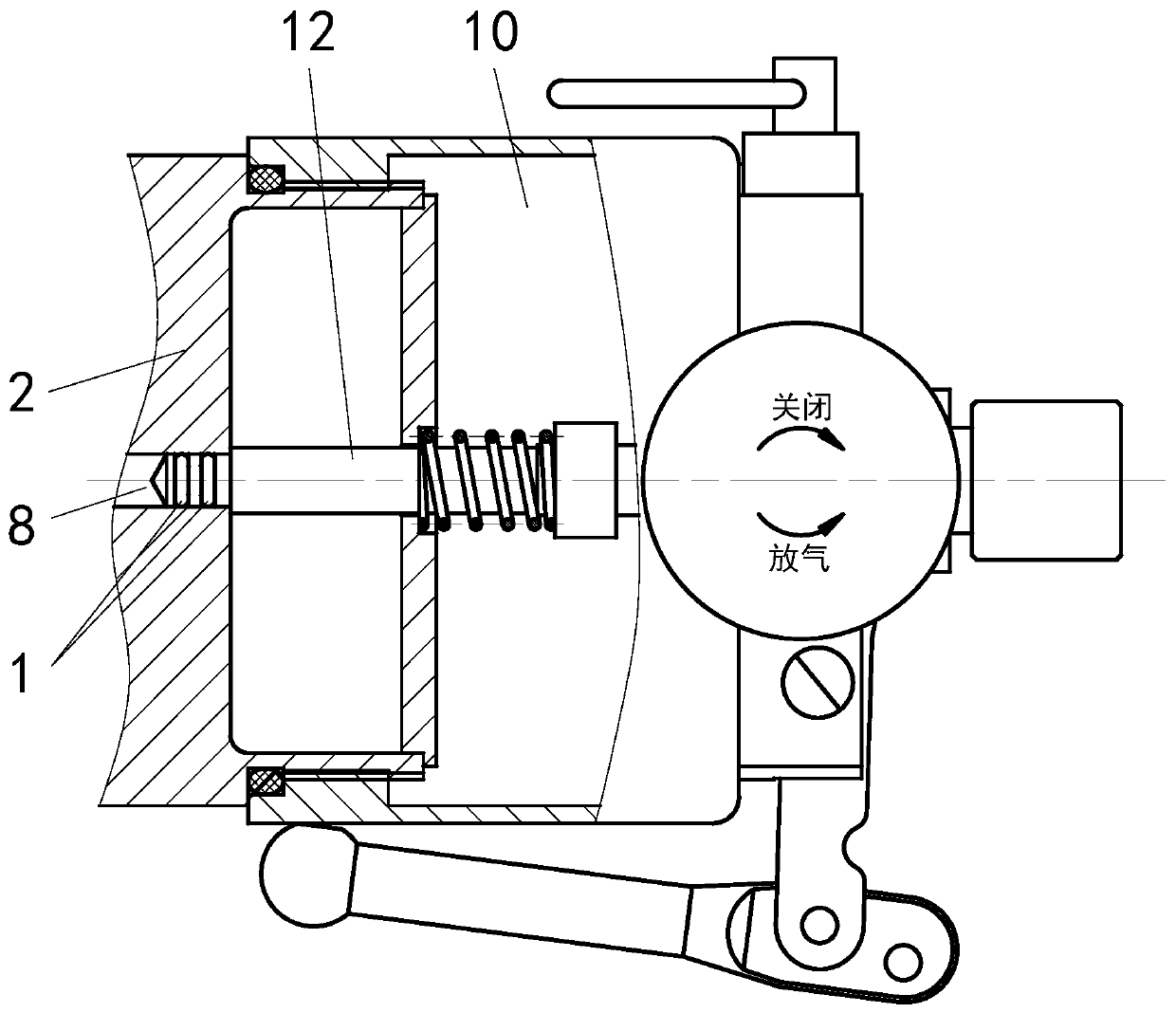 Method and structure of preventing sealing rings of valve rod from falling off