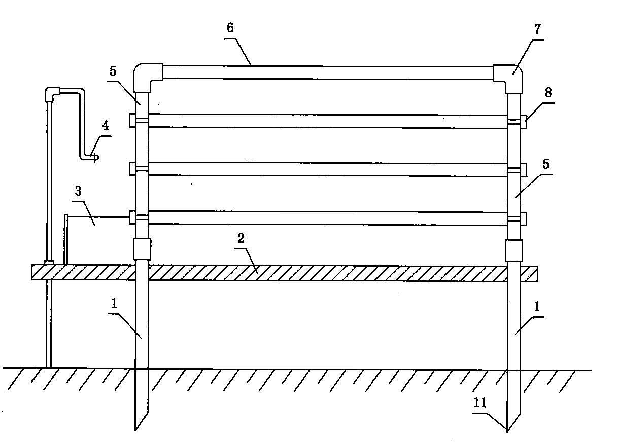 Combined-type pregnant ewe positioning fence