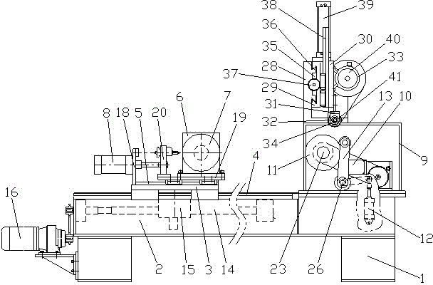 Cord winding and partitioning machine