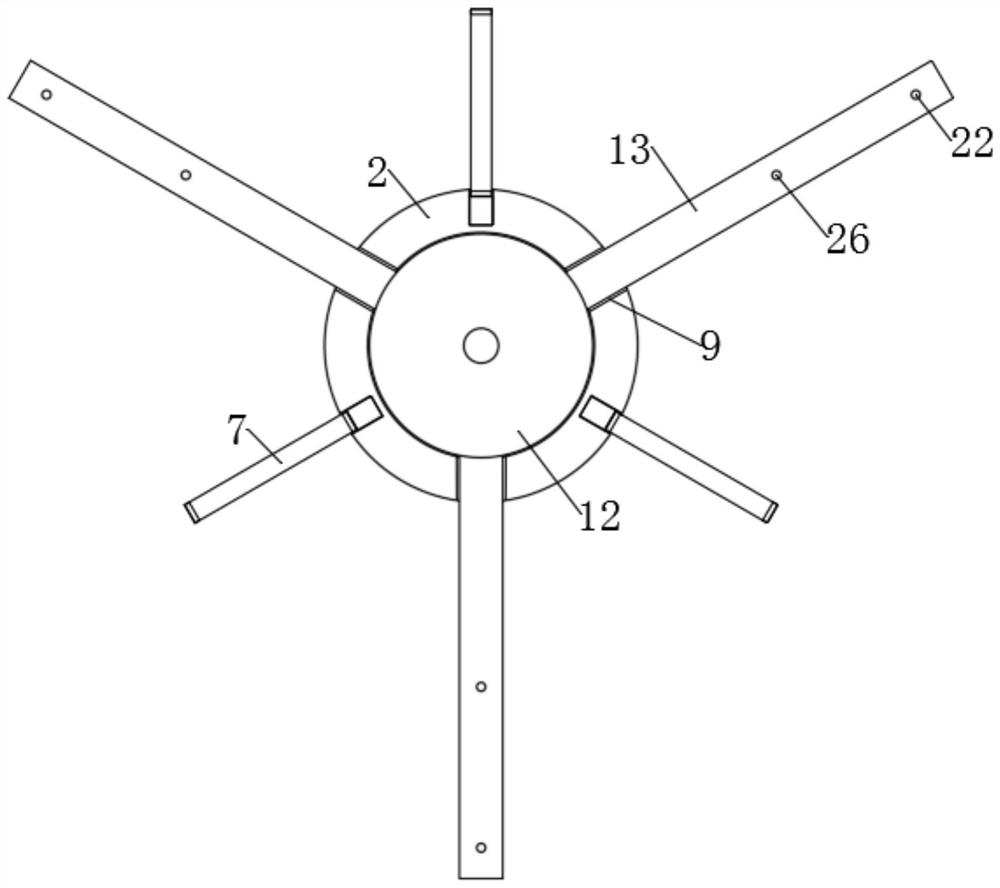 Large bearing ring heat treatment clamp for heavy industrial machinery