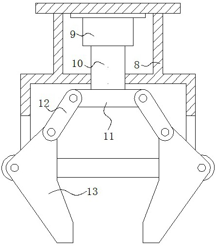 A special-shaped nut processing equipment with multi-angle painting function