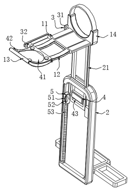 Shoulder joint auxiliary exercise device based on wall climbing training