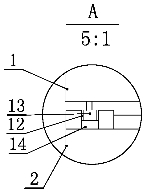 An earthworm breeding device for middle school biological experiments