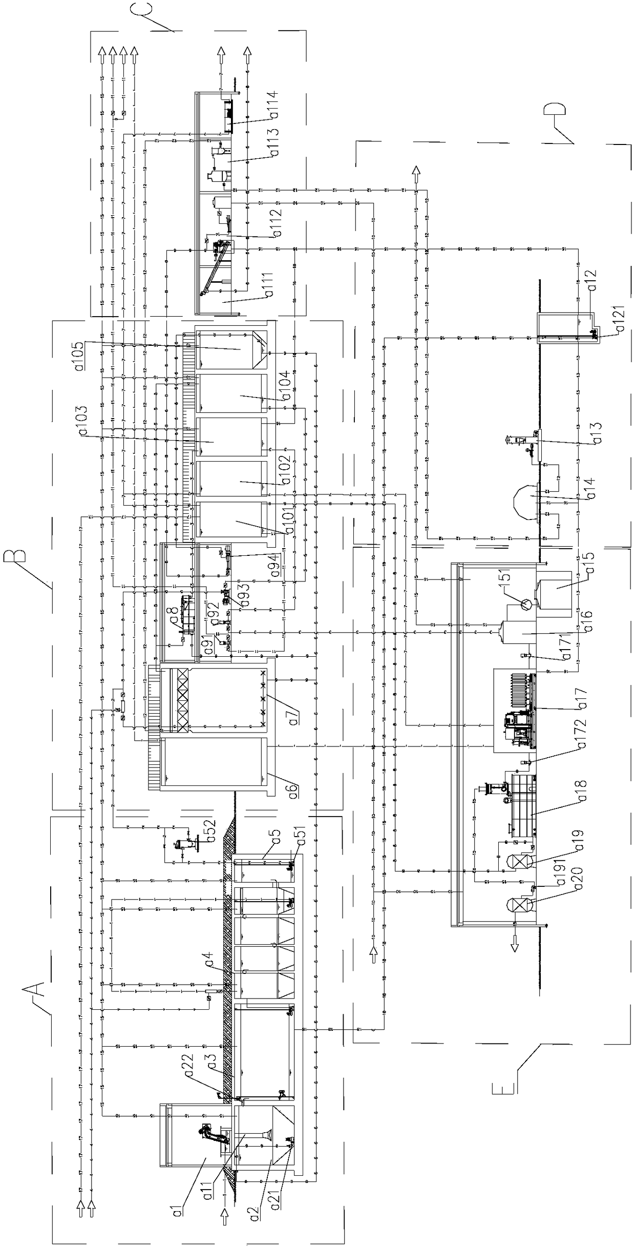 Method for processing landfill leachate of incineration plants