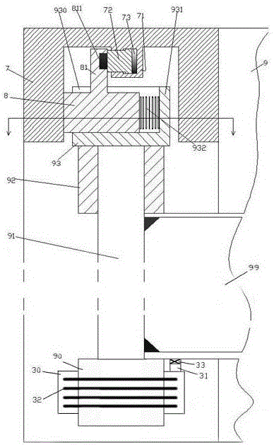 Power distribution cabinet device capable of achieving safe power supply