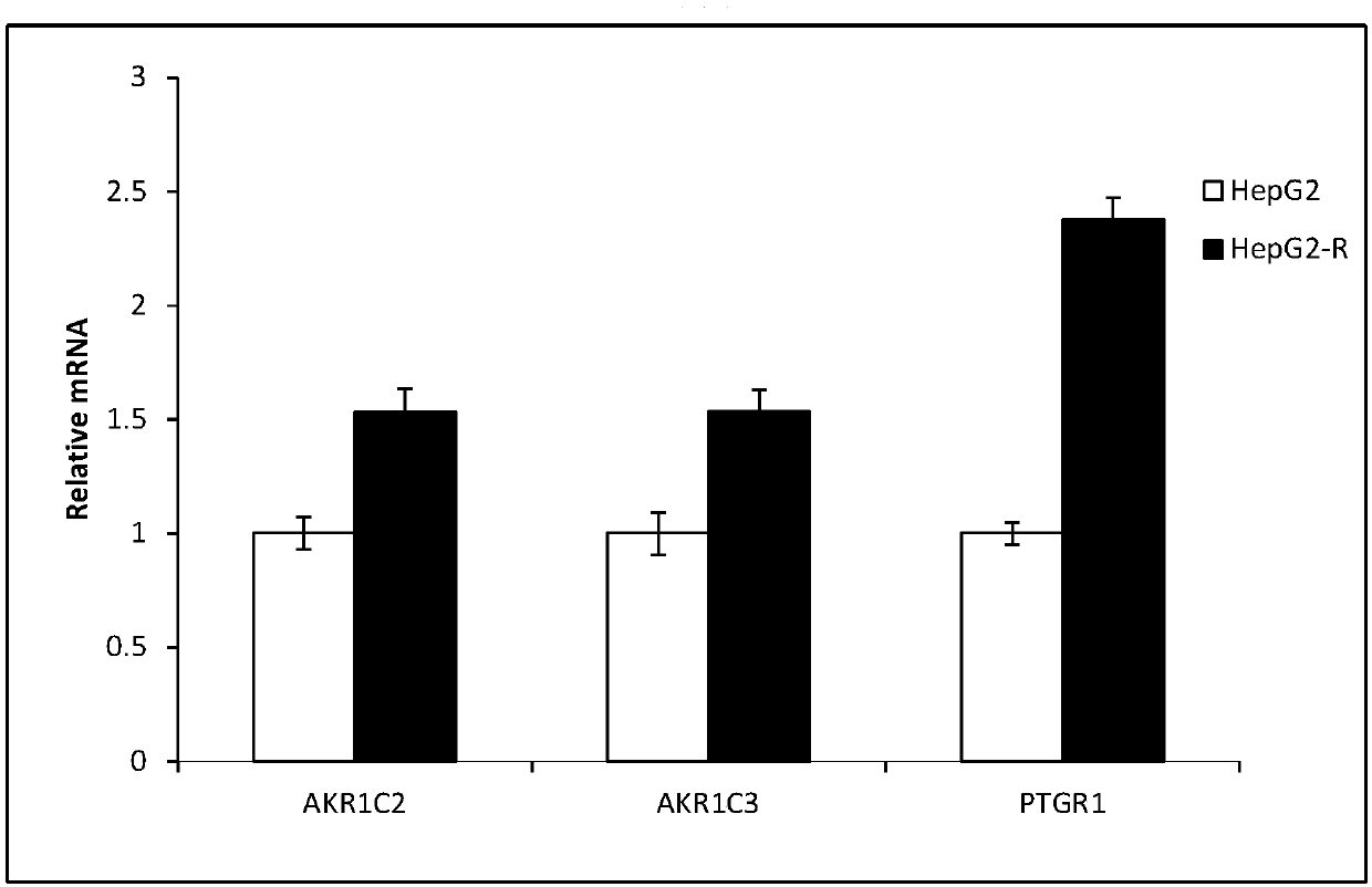 Pharmaceutical composition reversing resistance of hepatoma carcinoma cells to sorafenib