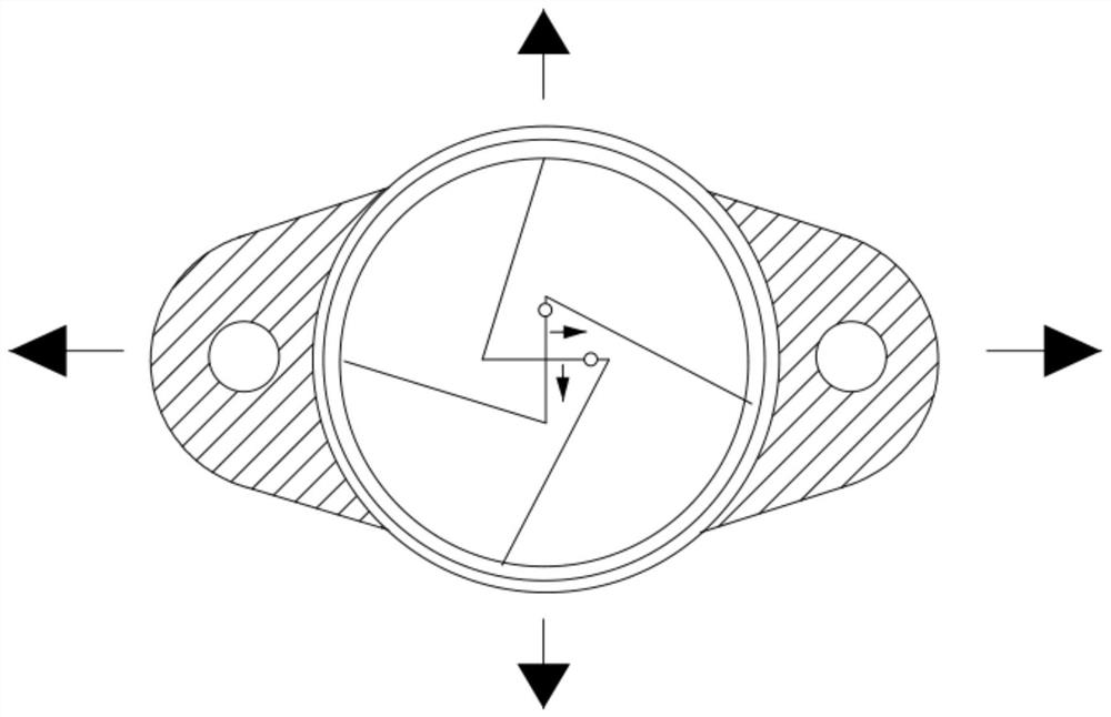 Force measuring ring and crane