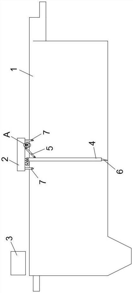 Sewage treatment plant laminar flow type sedimentation tank sludge scraping and sucking device and method