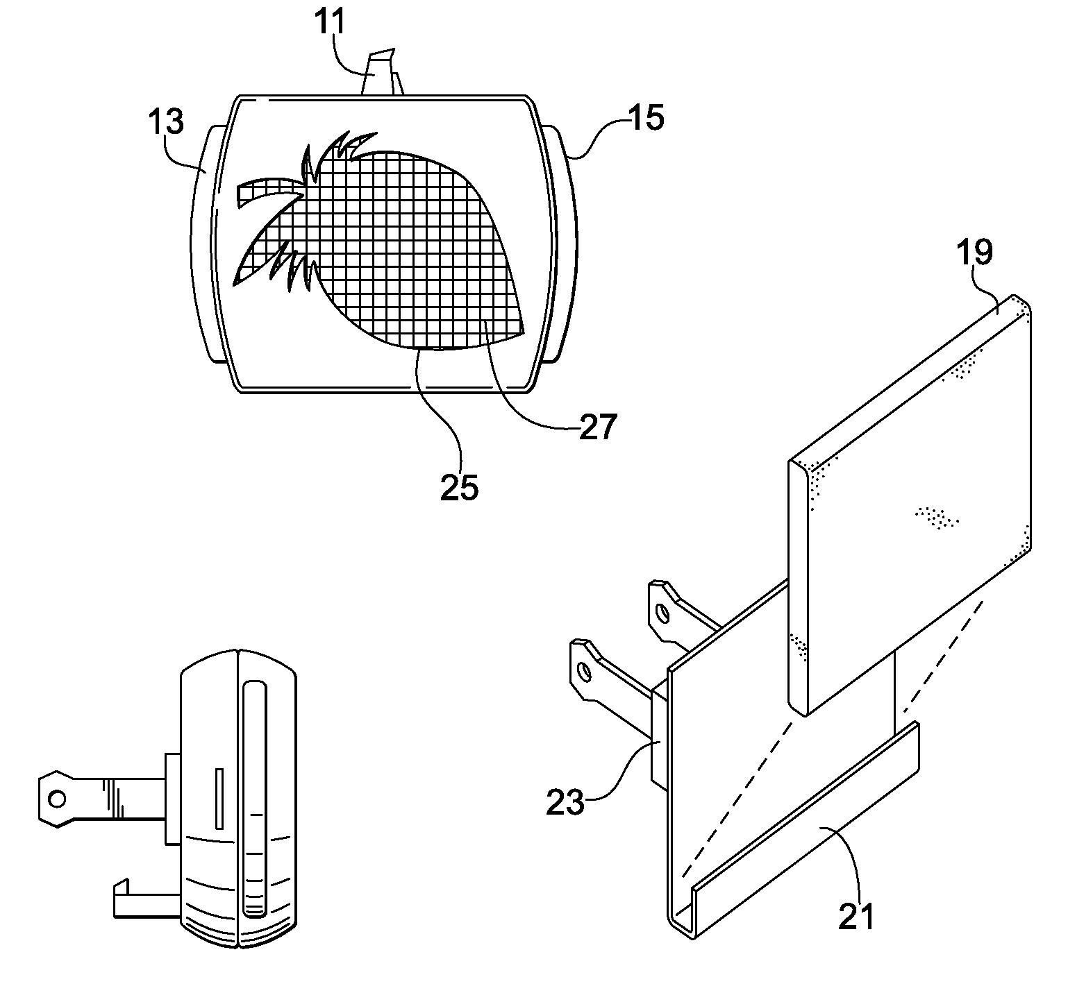 Disposable air freshener including gel or polymer fragrance support