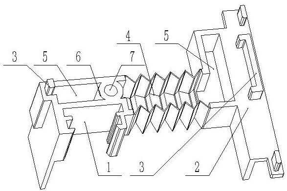 Integrated telescopic adjustable false mullion plug