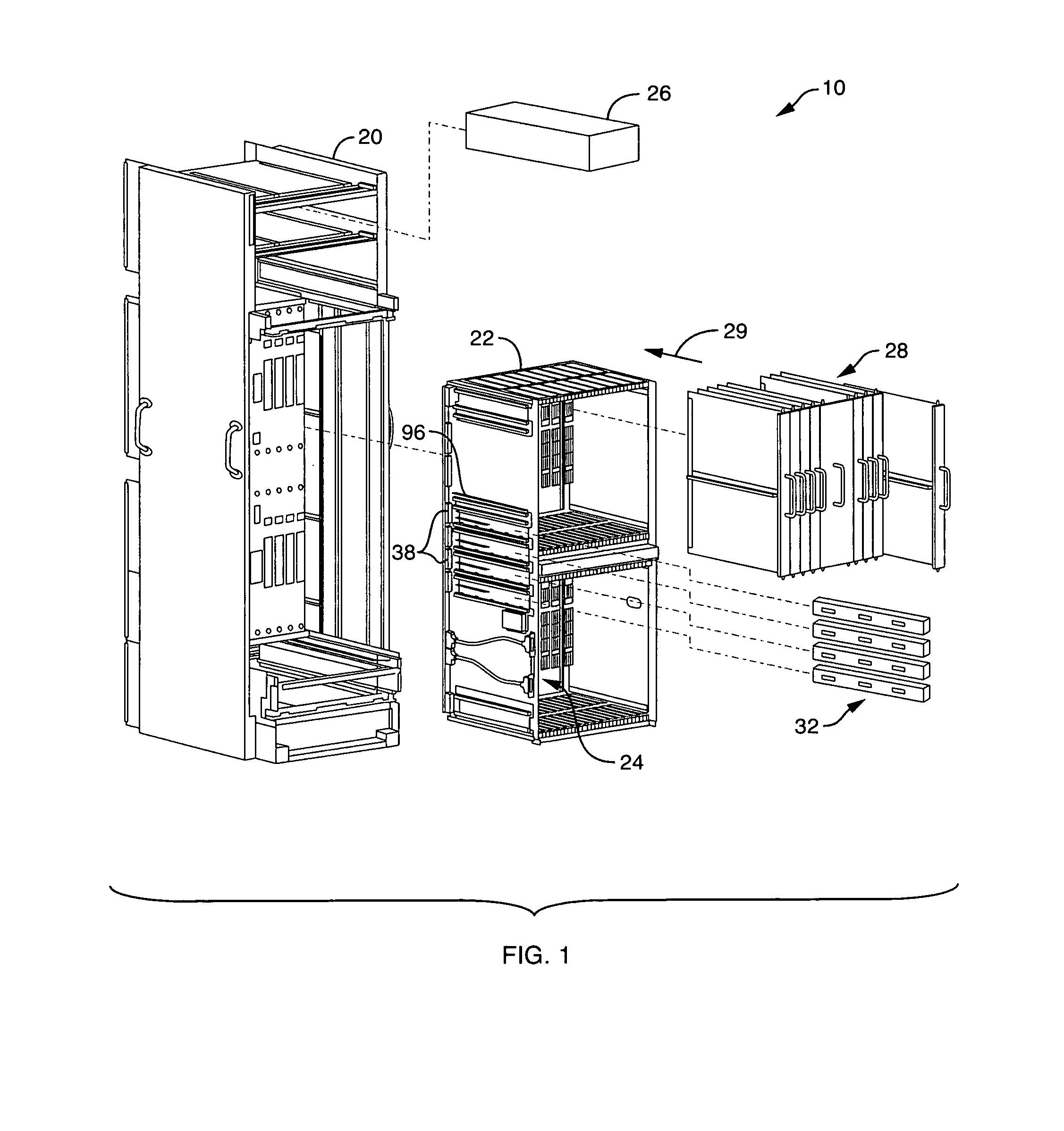 Methods and apparatus for distributing power in a computerized device