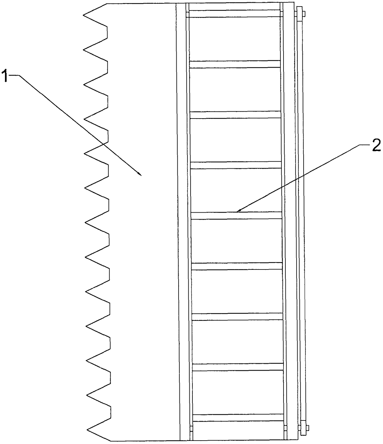 Side slope shovel