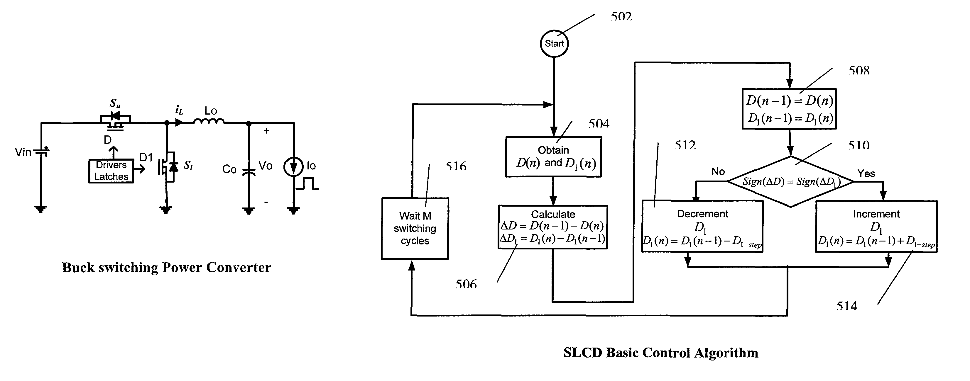 Sensor-less operation and detection of CCM and DCM operation modes in synchronous switching power converters