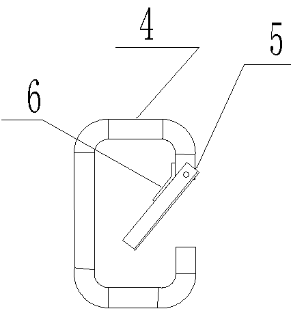 Anti-decoupling concrete stringing device that can change direction