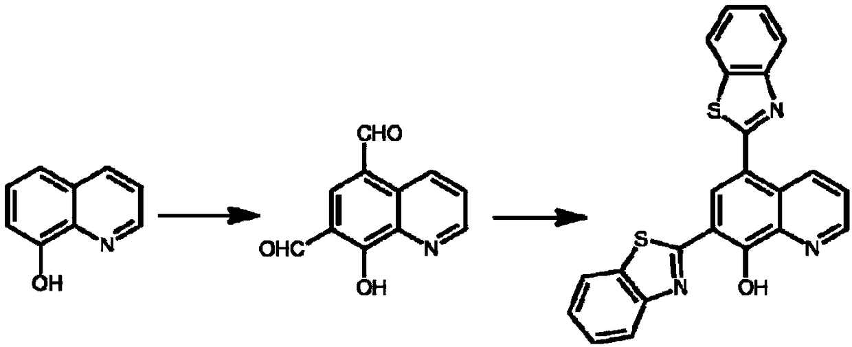 Fluorescent probe and preparation and application thereof