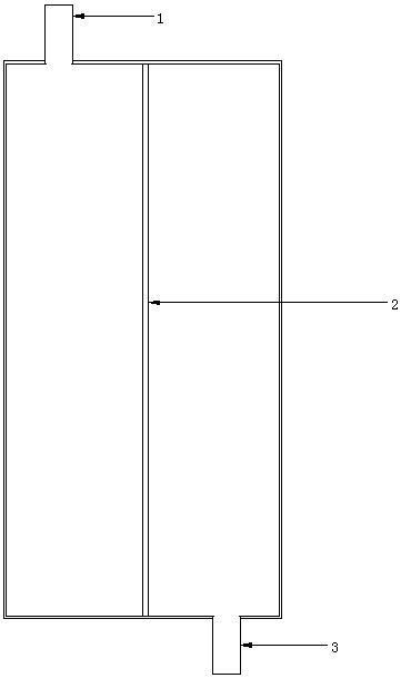 Gravity type hemodialysis apparatus