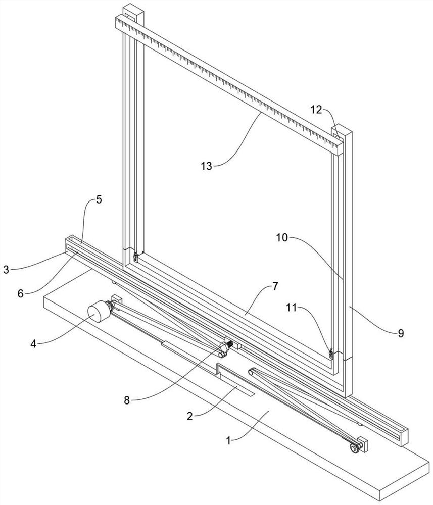 Adjustable multifunctional measuring scale for architectural design