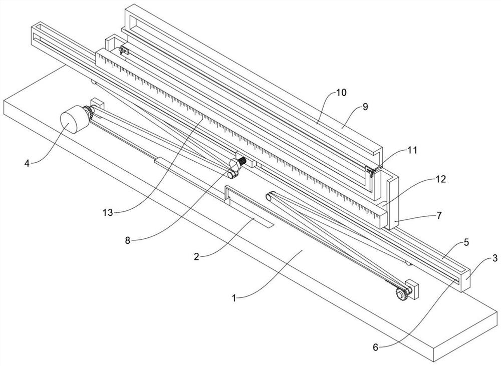 Adjustable multifunctional measuring scale for architectural design