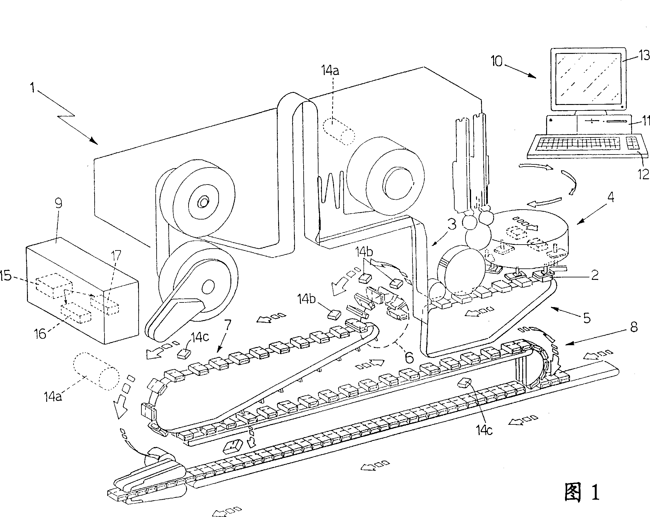 Automatic cigarette processing machine