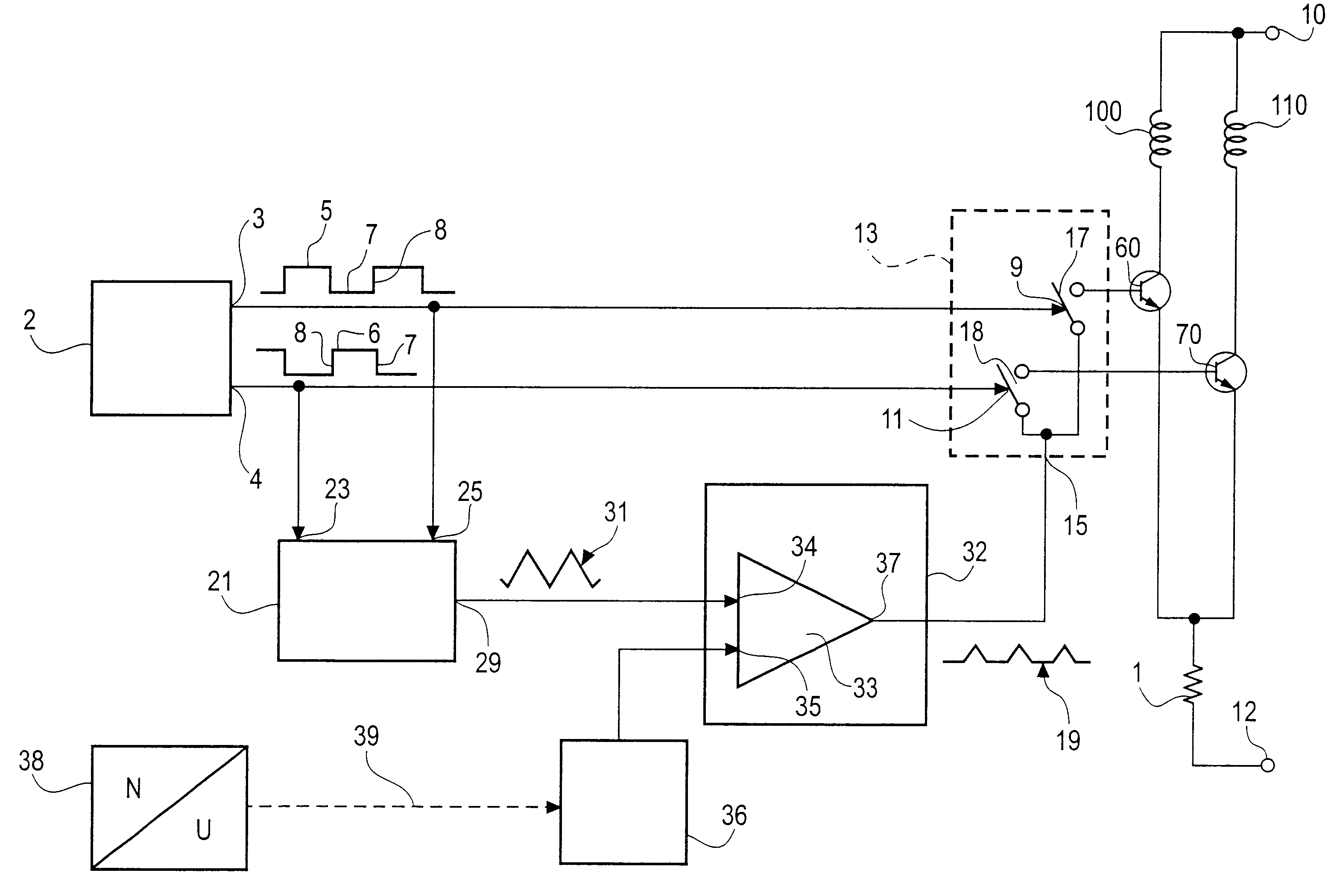 Collectorless direct current motor, driver circuit for a drive and method of operating a collectorless direct current motor
