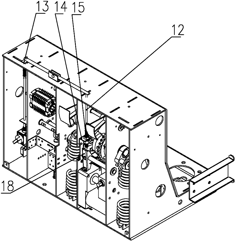 Indoor high-voltage vacuum circuit breaker