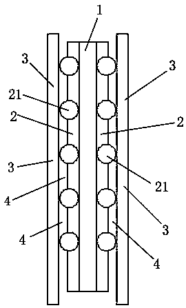 Preparation method of elastic jean fabric with spandex coated with flax