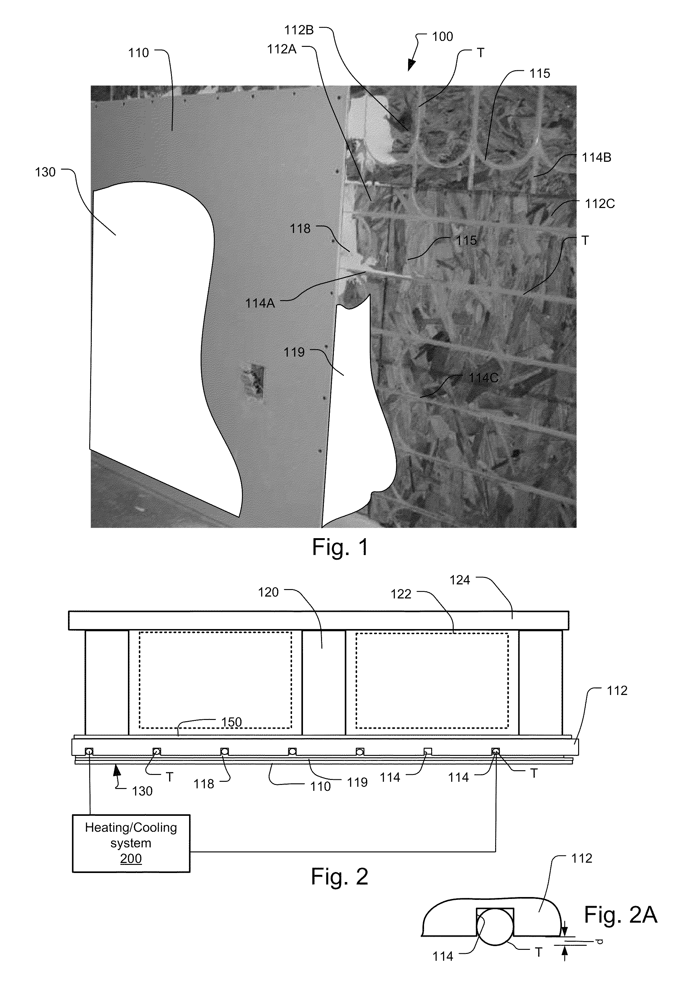 In-wall hydronic thermal control system and installation method