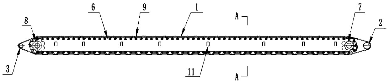 Vehicle-mounted conveying belt structure
