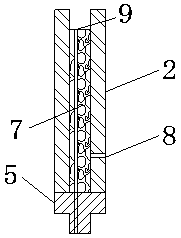 Prefabricated drainage prestressed anti-slide pile structure and construction process thereof