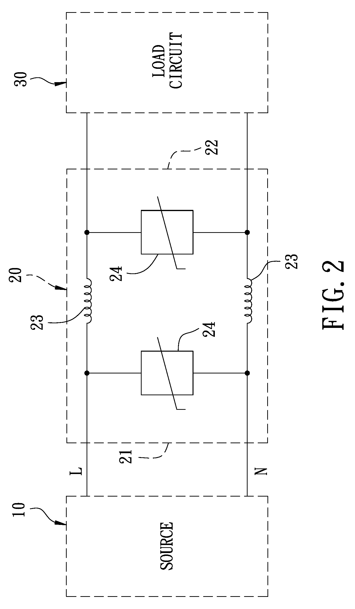 Surge absorbing circuit capable of reducing a clamping voltage with a great extent