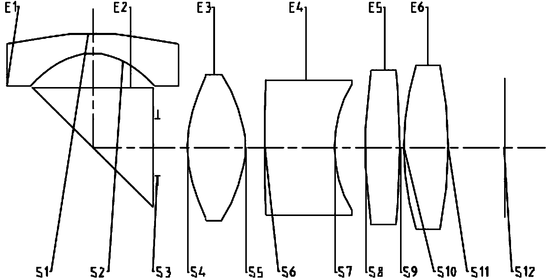 3D interaction-type projection lens
